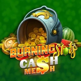 Burning Slots Cash Mesh slot logo by BF Games at Astromania Casino