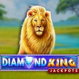 Diamond King Jackpots logo by SpinPlay Games at Astromania Casino