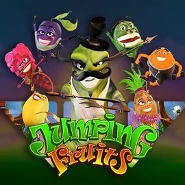 Jumping Fruits game by Wazdan – logo hosted on Astromania Casino
