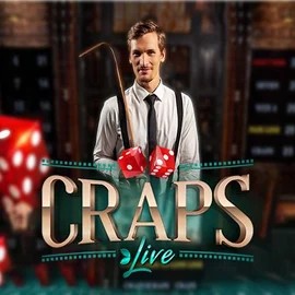 Live Craps logo by Evolution at Astromania Casino