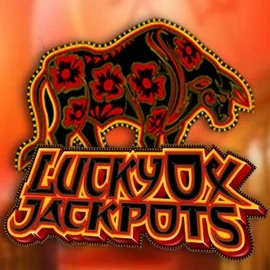 Jackpots logo of Lucky Ox Jackpots from Rival at Astromania Casino