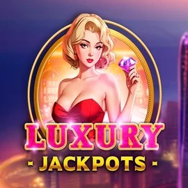 Luxury Jackpots online game logo by Triple Cherry on astromaniacasinono.com