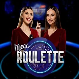 Official Live Casino logo: Mega Roulette by Pragmatic Play at Astromania Casino