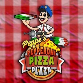 Enjoy Peppe’s Pepperoni Pizza Plaza by Pragmatic Play – logo hosted on astromaniacasinono.com