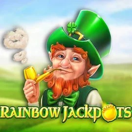 Rainbow Jackpots logo by Red Tiger Gaming Astromania Casino