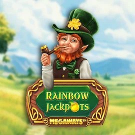 Rainbow Jackpots Megaways logo – Jackpots by Red Tiger Gaming at Astromania Casino