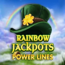 Official Jackpots logo: Rainbow Jackpots Power Lines by Red Tiger Gaming at Astromania Casino