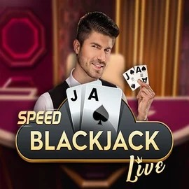 Speed Blackjack online game logo by Pragmatic Play on astromaniacasinono.com
