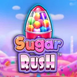 Sugar Rush online game logo by Pragmatic Play on astromaniacasinono.com