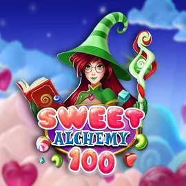Sweet Alchemy 100 logo – Slots by Play'n GO at Astromania Casino