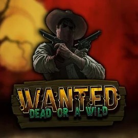Wanted Dead or a Wild logo by Hacksaw Gaming at Astromania Casino