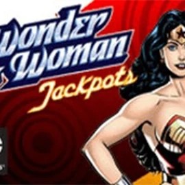 Wonder Woman Jackpots by Amaya, showcased at astromaniacasinono.com – game logo